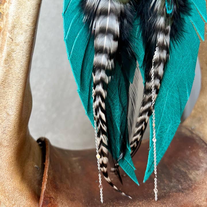 Fringed In Faith - Wholesale Dangle Earrings - Seeley Feather Earrings1