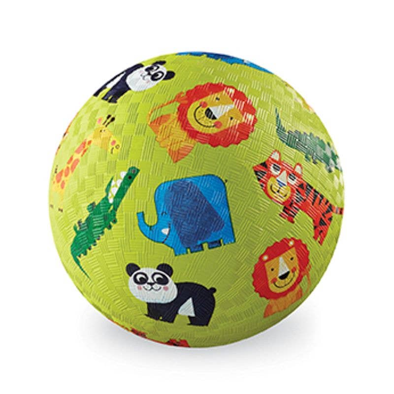 Hippychick – wholesale Sports ball – Kids – Crocodile Creek Jungle Playball 7 Inch Kids Playground Ball1