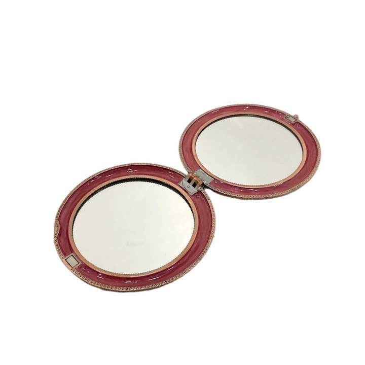 Astoria Gift Corporation - Wholesale Compact Mirror - Floral Compact Mirror #20-0082