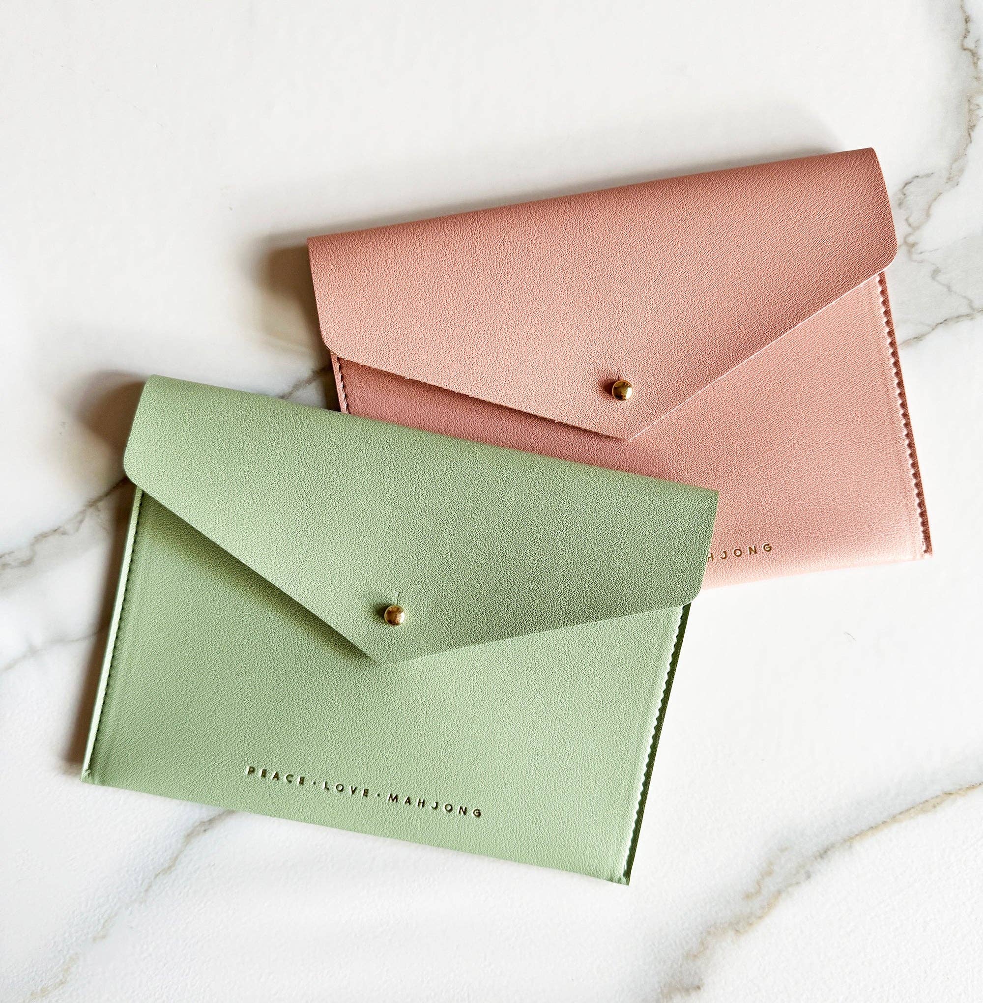 Peace Love Mahjong - Wholesale Card Holder - Women's - Card Clutch15