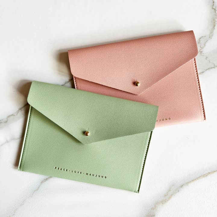 Peace Love Mahjong - Wholesale Card Holder - Women's - Card Clutch15