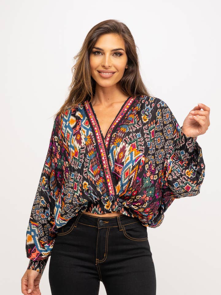 Blouse PR3078B for wholesale by Peace & Love (CALAO IMPORT EXPORT S.L.)