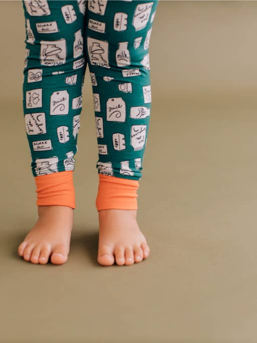Tangerine Rêve - Wholesale Sleepwear Set - Kids - Milk & Cereal Spread Pajamas5