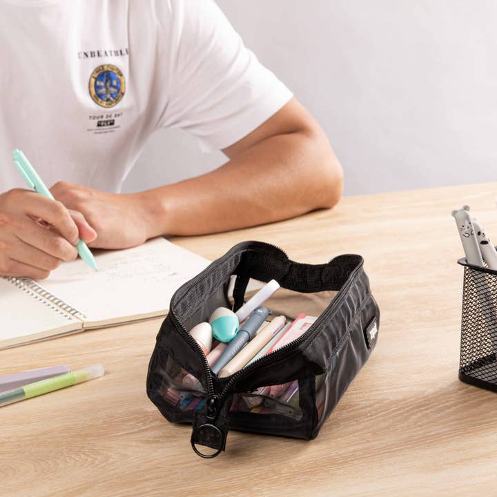 ZIPIT - Wholesale Pencil Case/Pouch - ZIPIT Lenny Mesh Pencil Case1