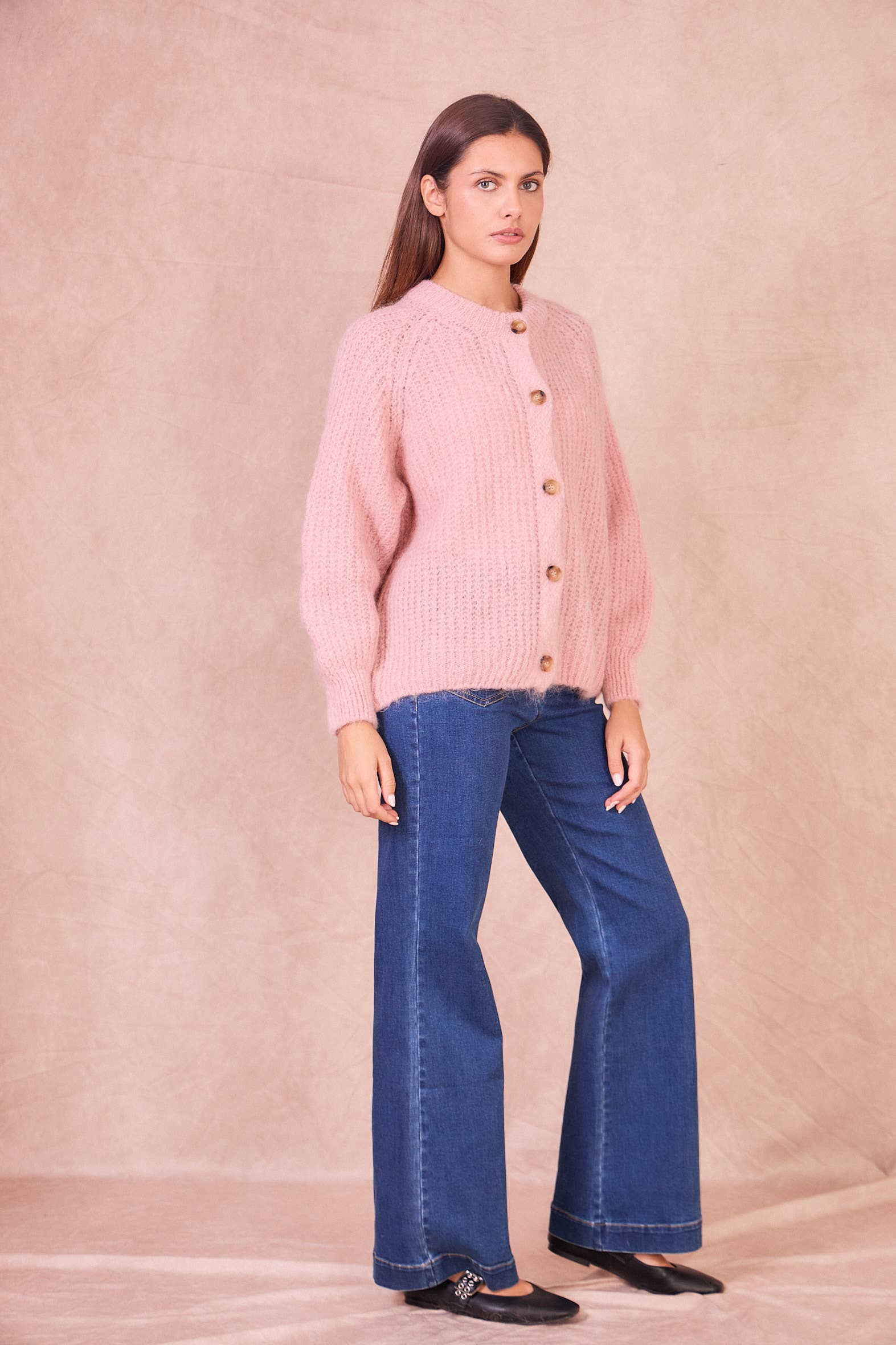 Calie Paris - Venta al por mayor Cárdigan - Mujer - Cárdigan de mohair con botones11