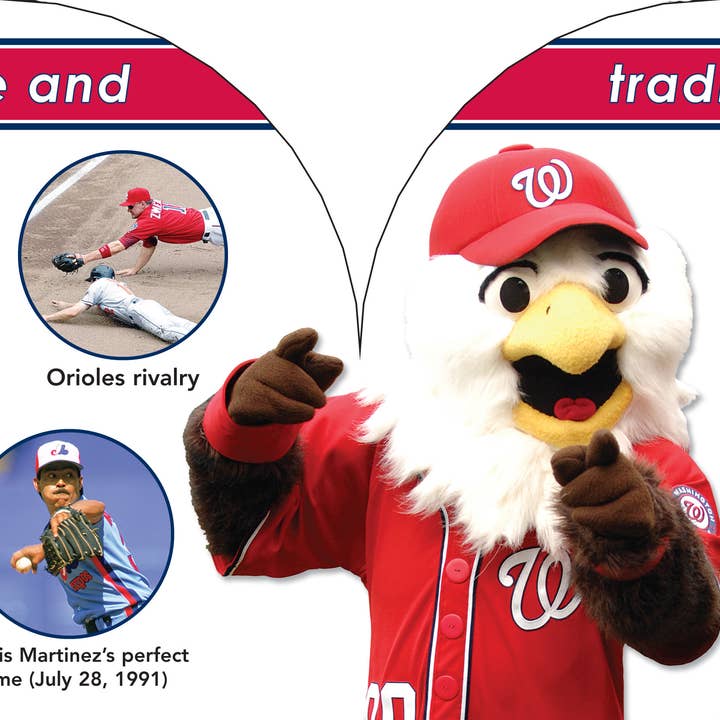 Michaelson Entertainment-Childrens Sports Board Books & Toys - Wholesale Book - Kids - Washington Nationals 101: A Kids Book on Baseball History