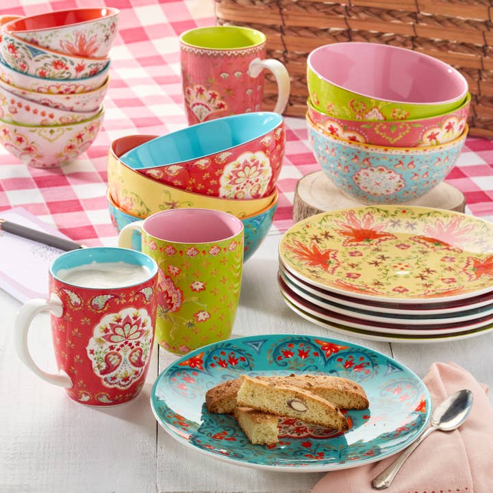 Certified International - Wholesale Coffee Mug - Francesca Mugs 6 asst