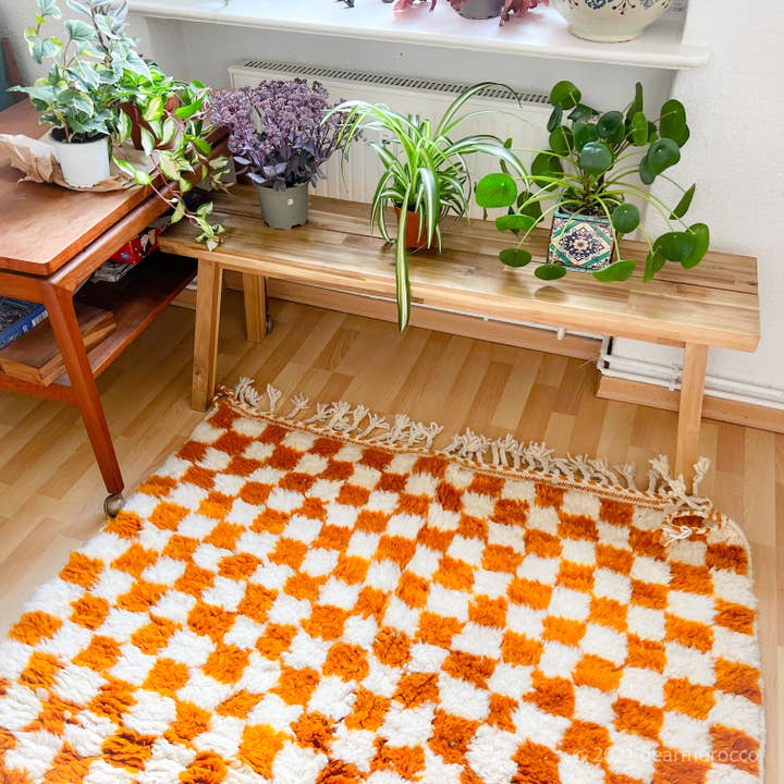 Moroccan rug // BENI OUAREN Azilal // Size order // Chess for wholesale by dear Morocco