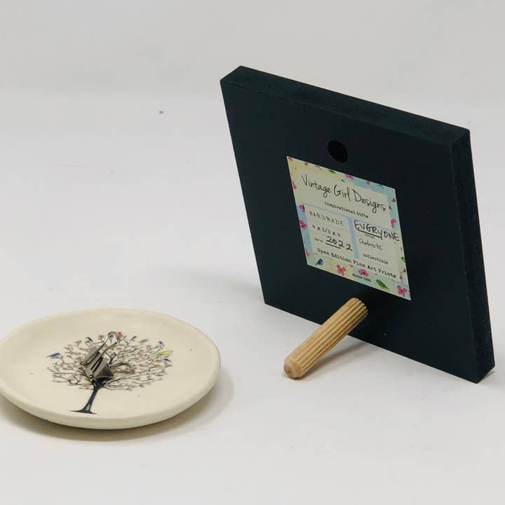 Vintage Girl Designs LLC - Wholesale Plaque - ALONE 4X4 DESK PLAQUE