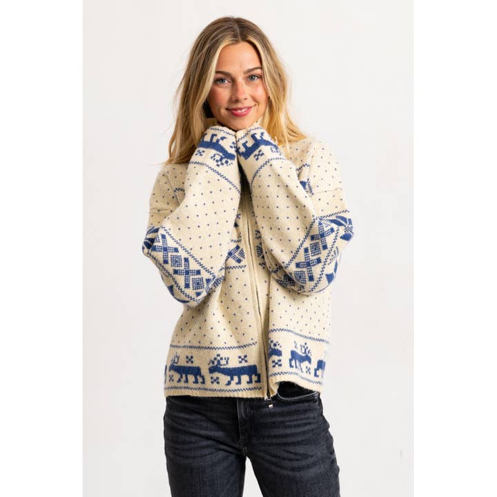Favorite Girl - Venta al por mayor Chaqueta - Mujer - CHAQUETA NAVIDEÑA SELBUROSE CON CUELLO DE TORTUGA Y CREMALLERA