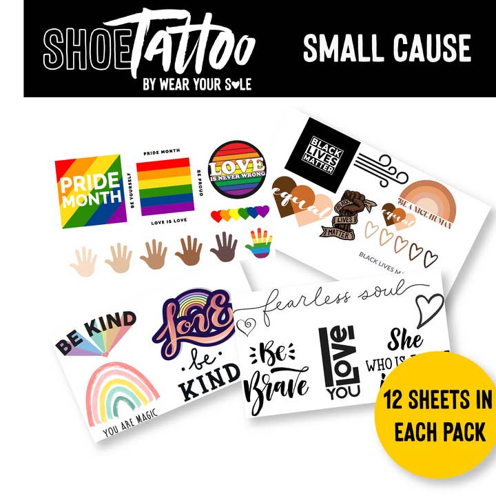 WYS Small Shoe Tattoo - Cause for wholesale by Wear Your Sole