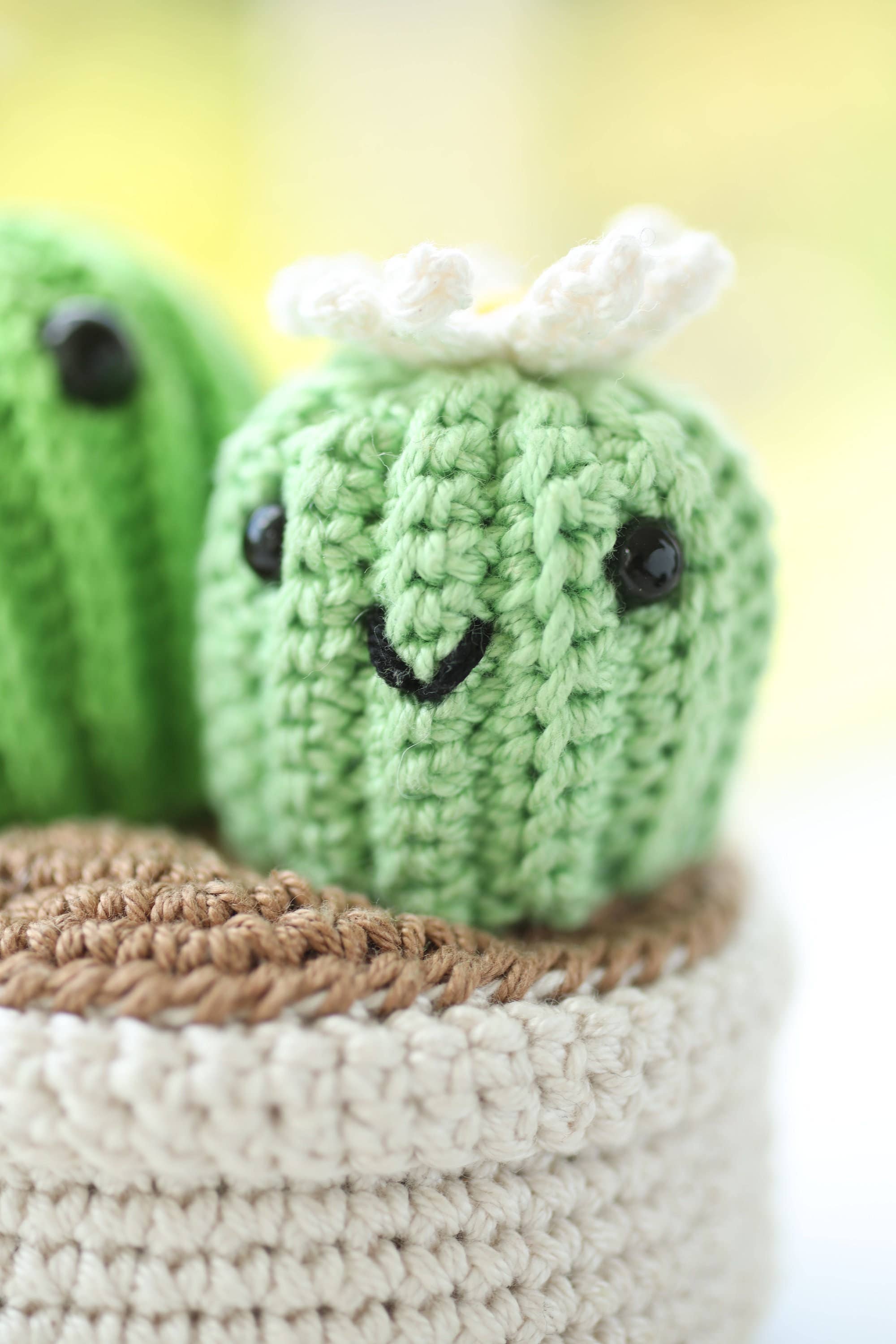 Anh2 LTD - Wholesale Car Decorative Charm - Unisex - Crochet Cute Cactus Plant Couple Car Dashboard Ornament Gift1