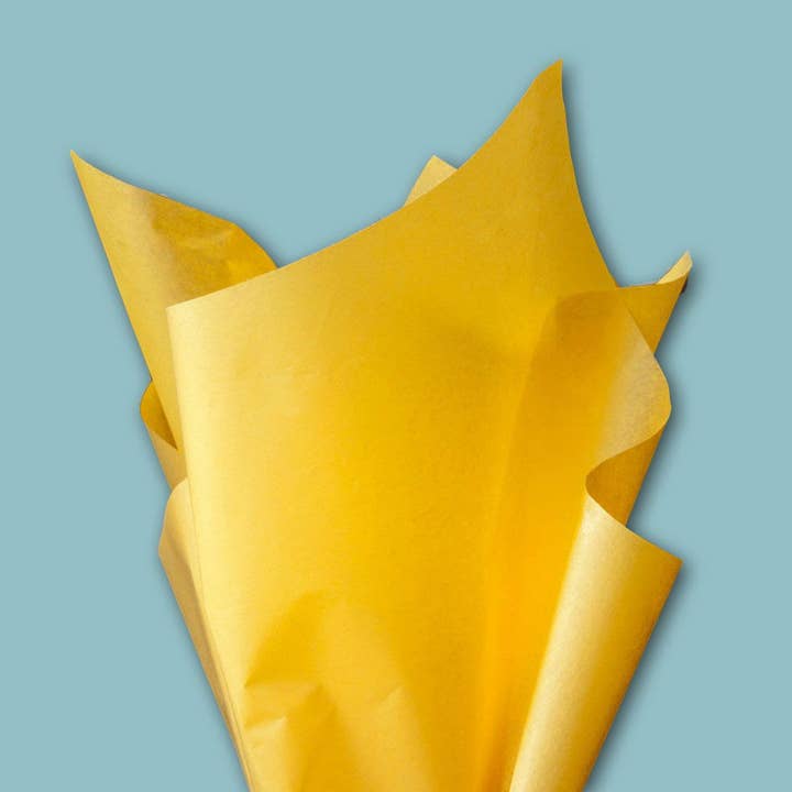 Thick Yellow Tissue Paper | 28 Grams for wholesale by kadopapier.net
