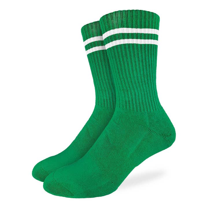 Men's Athletic Socks, Forest Green for wholesale by Good Luck Sock