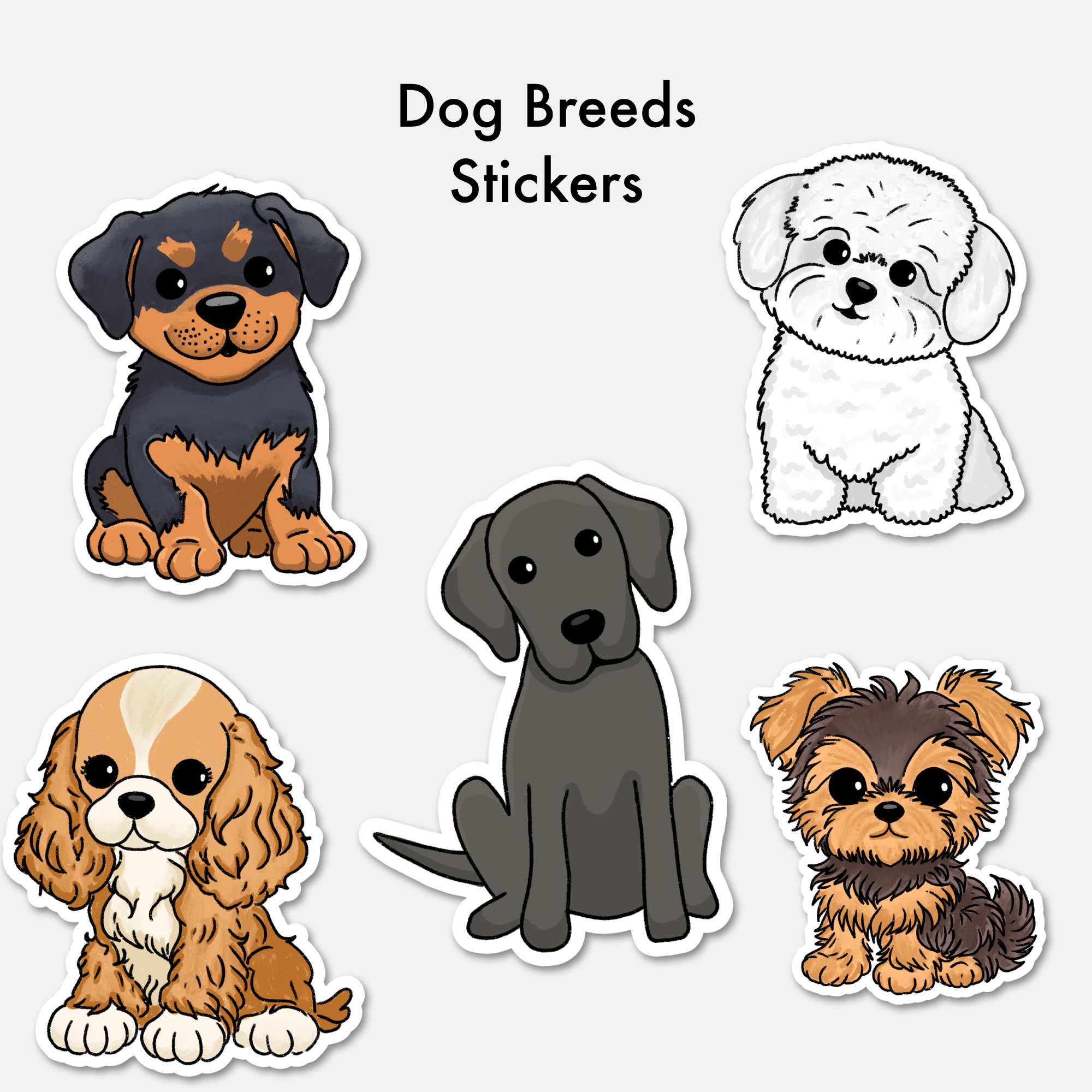 Footnotes - Wholesale Sticker - Minnie, The Yorkshire Terrier - Dog Sticker1
