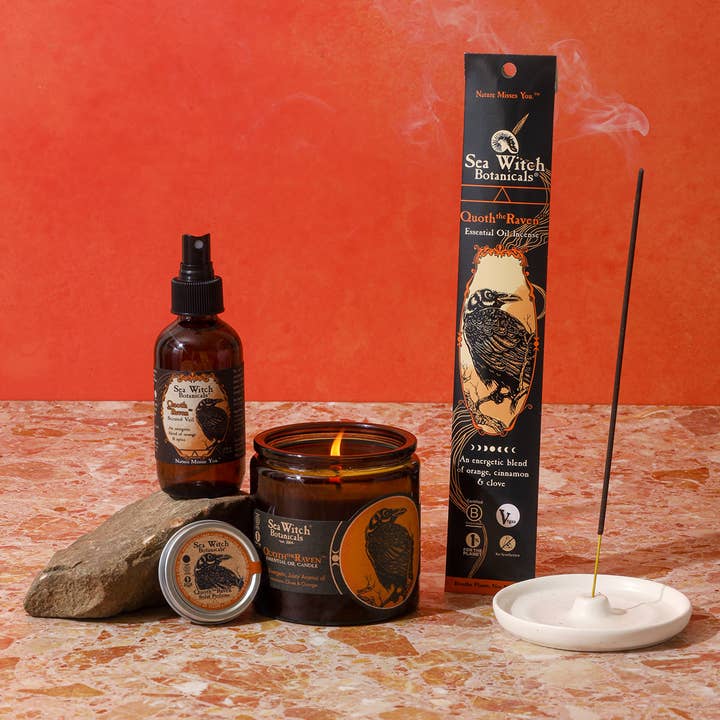 Sea Witch Botanicals – Perfume/Eau de Toilette por atacado – Perfume em spray - Quoth the Raven, laranja, canela, cravo