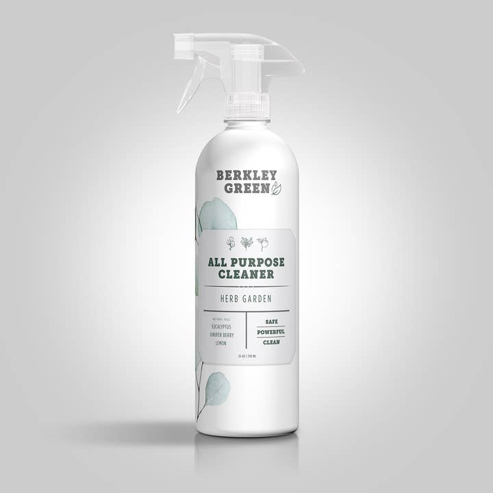 Berkley Green - Wholesale All-Purpose Cleaning Spray - Eco All Purpose Cleaner, Herb Garden (25oz bottle)