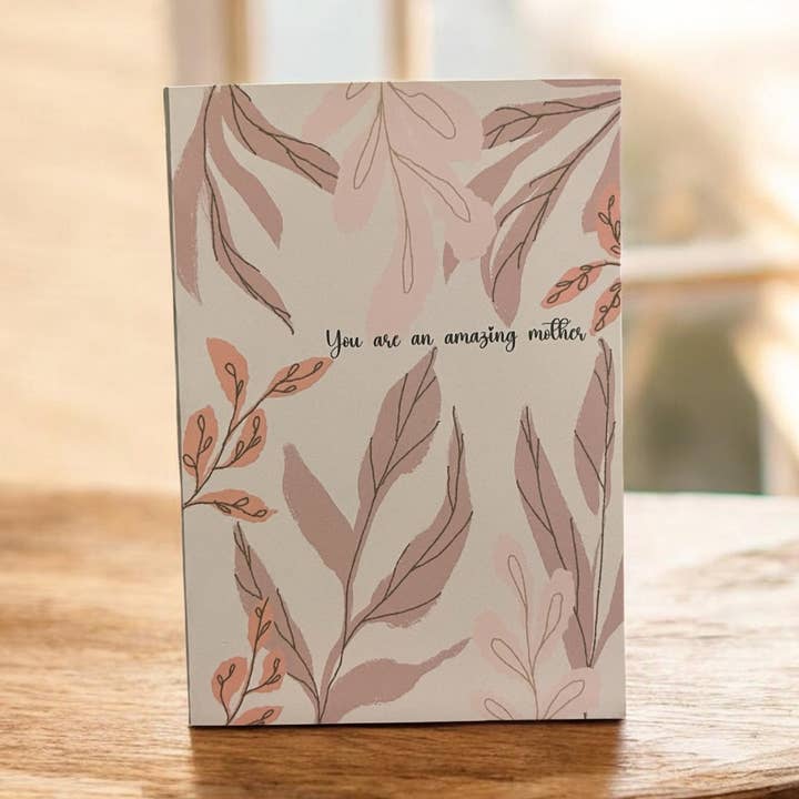 You are an amazing mother Greeting Card for wholesale by Heart in the Woods