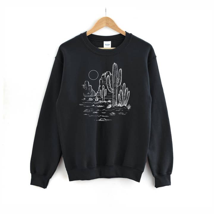 Desert Sweatshirt - Desert Shirt - Southwest Sweatshirt for engroshandel hos Humm & Willow