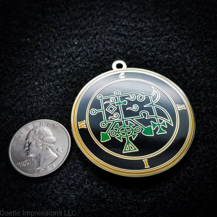 Goetic Impressions - Wholesale Individual Charm/Pendant - Caim Sigil Medallion
