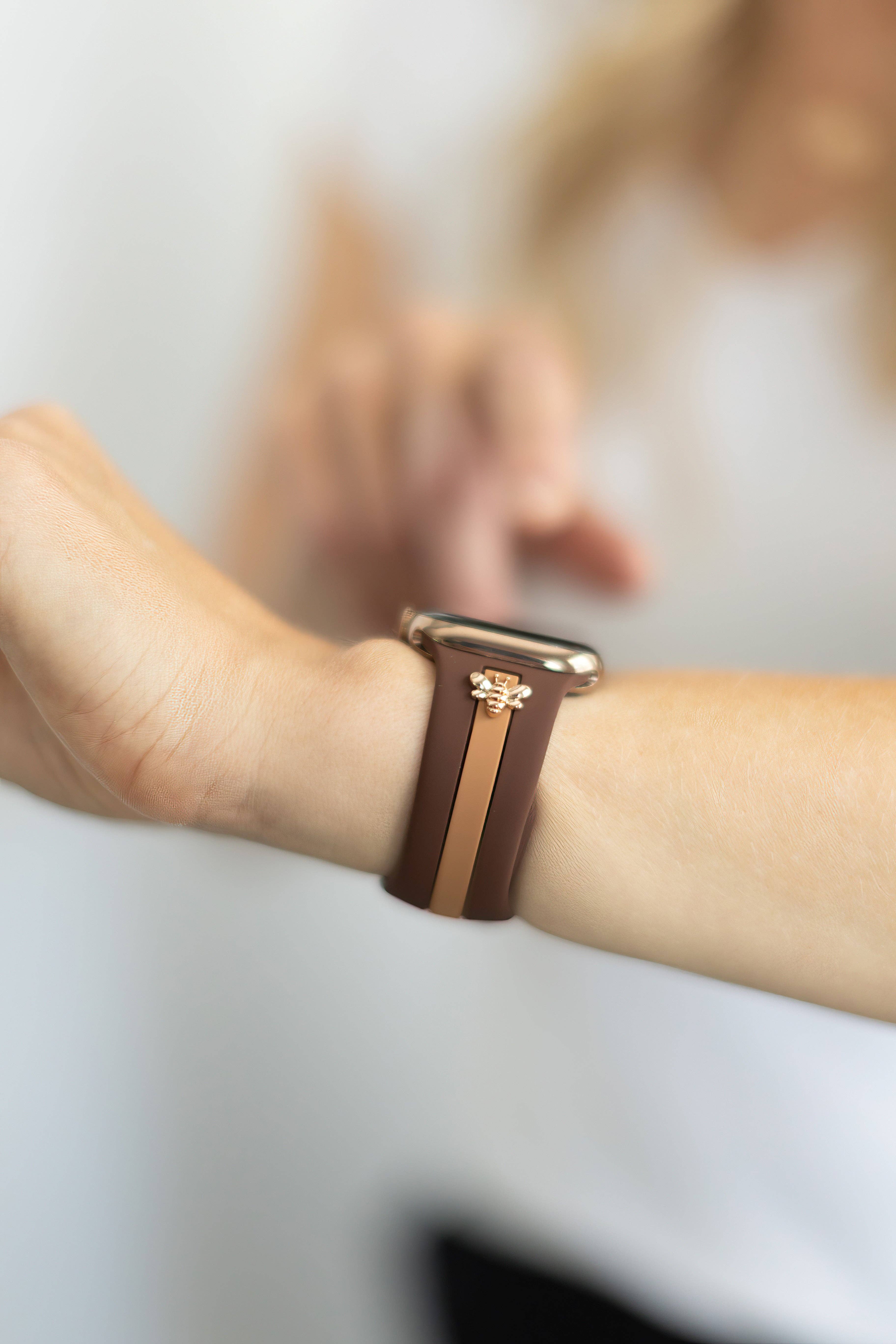 StrawberryAvocados - Wholesale Watch Band/Strap - Women's - Honey Bee Me Cocoa & Caramel Apple Band7