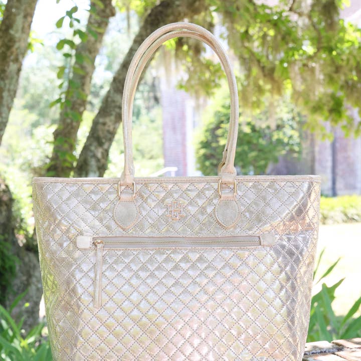 Caroline Hill - Wholesale Tote Bag - Women's - Jayden Tote Champagne Pop0