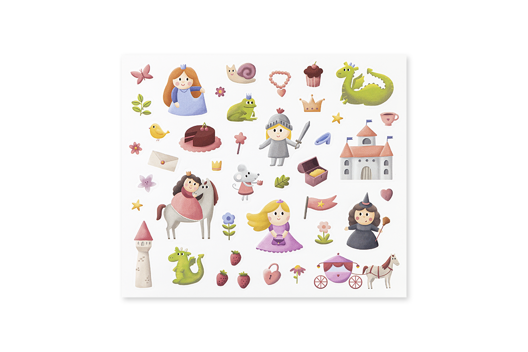 Edicare Editora, Lda. - Wholesale Sticker - Kids & Baby - PRINCESS - 160 STICKERS2