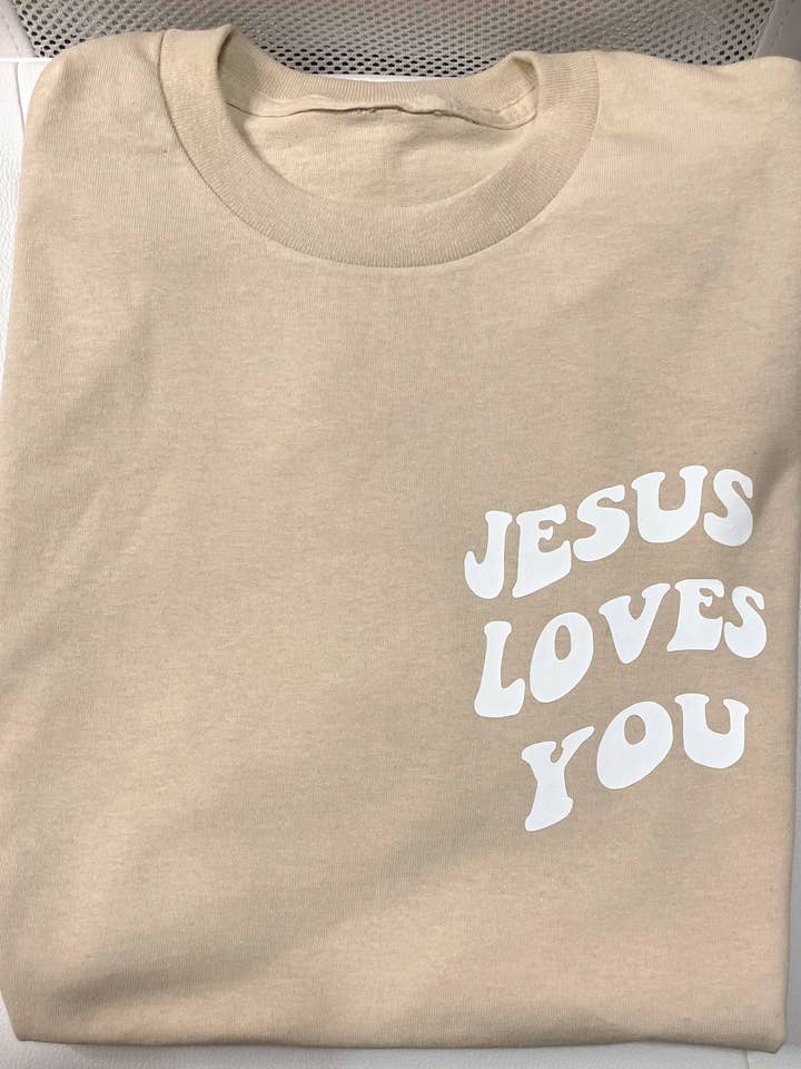Jesus Loves You | T-shirt for wholesale by Apparel for God LLC