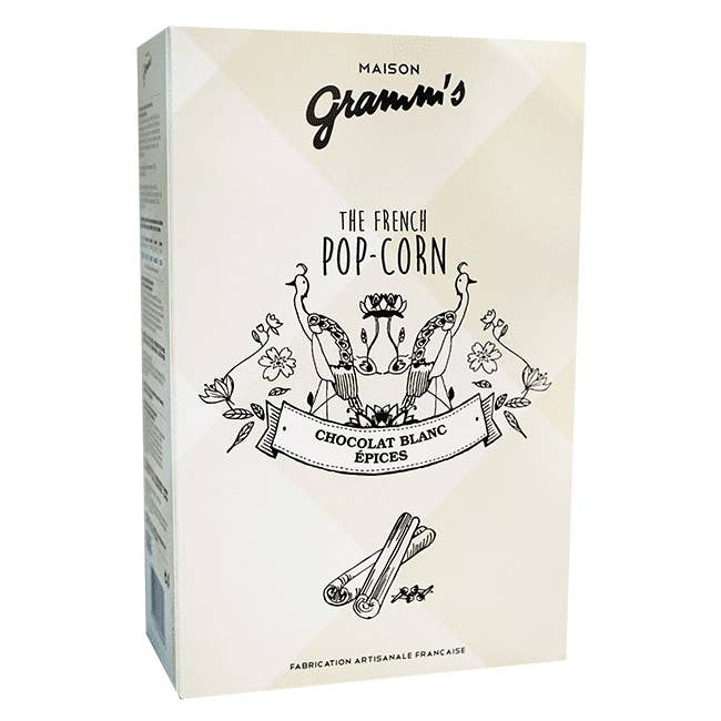 Gramm's - Vendita all'ingrosso Popcorn - Burro Salato Caramello Cioccolato Bianco Spezie - 100g