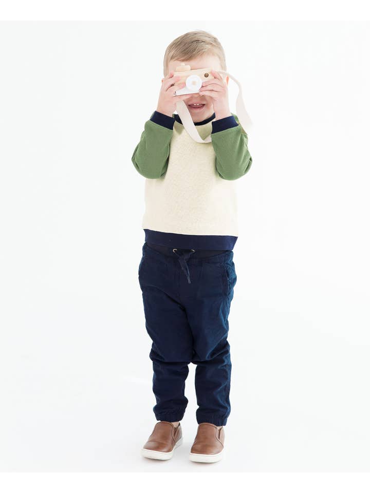 RuffleButts + RuggedButts - Wholesale Broek - Kinderen - Jongens donkerblauwe joggingbroek3