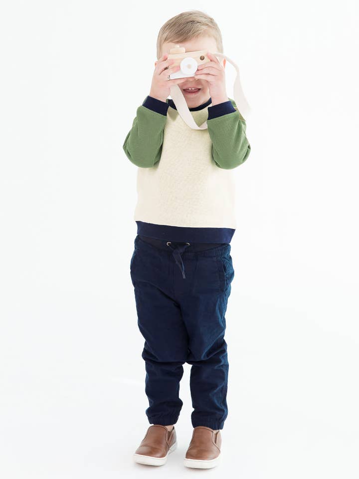 RuffleButts + RuggedButts - Wholesale Pants - Kids - Boys Dark Navy Jogger Pants