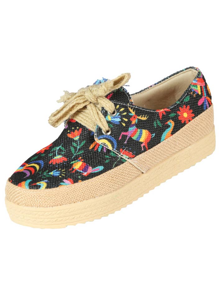 Mexicaanse Ambachtelijke Jute Tennis 50% Katoen, 50% Polyester Multicolor 603958 voor wholesale door El General Western Wear