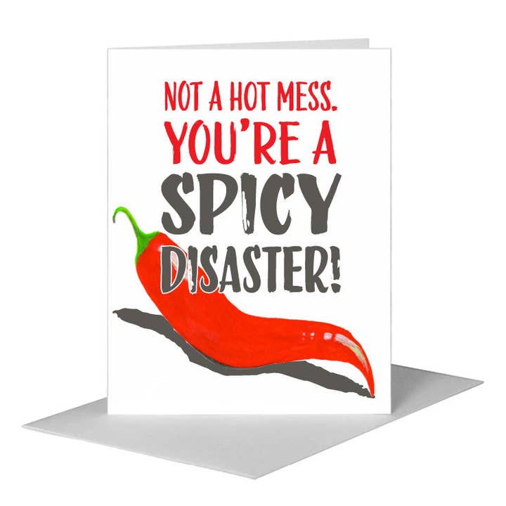 Spicy Pepper, Greeting Card (#8595HA) for wholesale by Printed Canvas