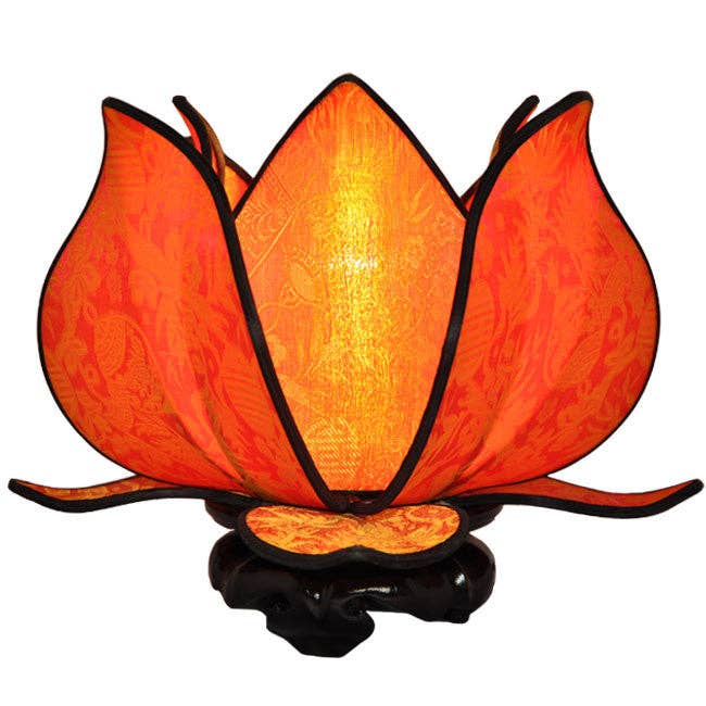 Baby Blooming Lotus Lamp - Citrus for wholesale by Om Gallery
