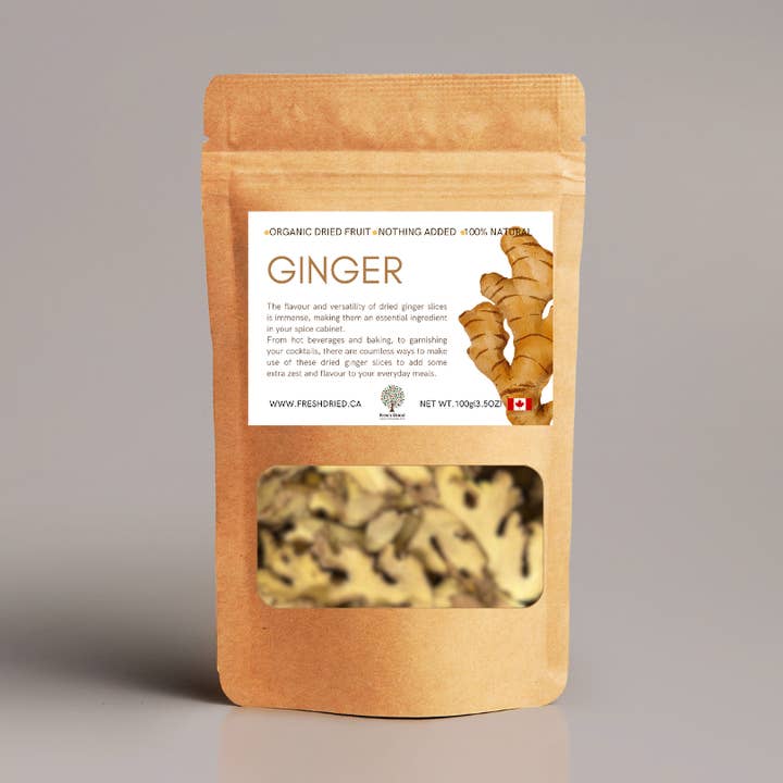 FreshDried - Wholesale Dried/dehydrated fruit - Dried Ginger Slices - organic0