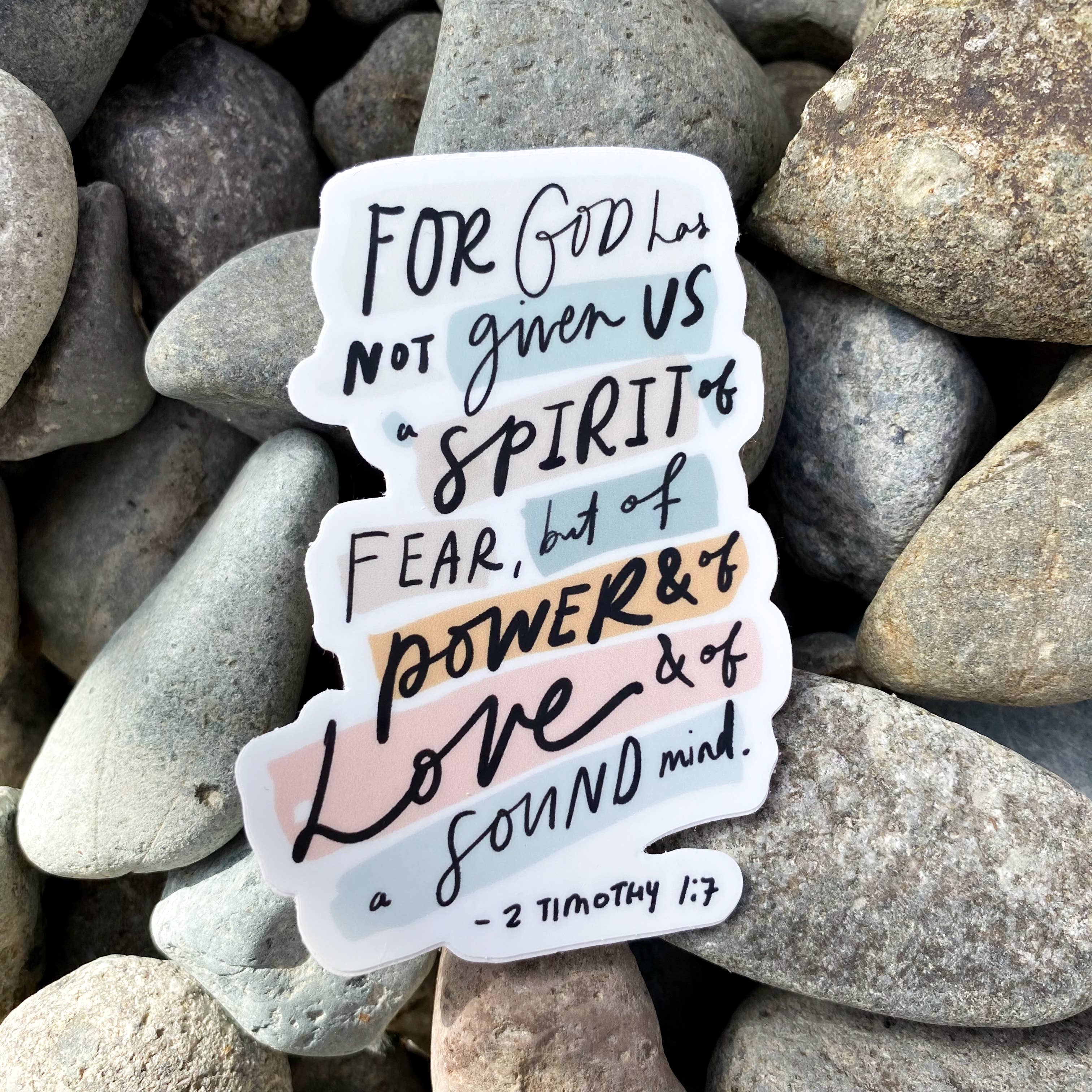 swaygirls - Wholesale Sticker - 2 Timothy 1:7 Sticker4