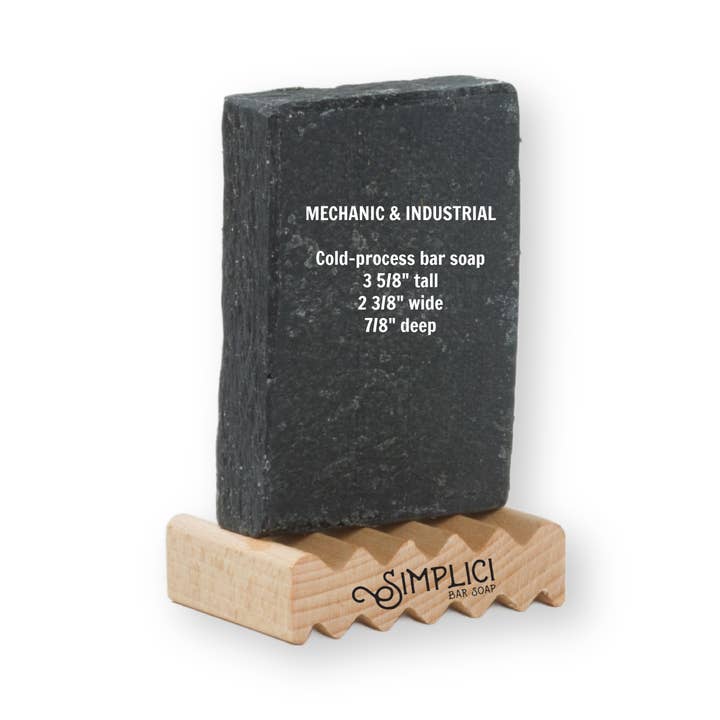 Simplici Soap Factory - Wholesale Bar Soap - SIMPLICI Mechanic & Industrial Natural Bar Soap (w/pumice)