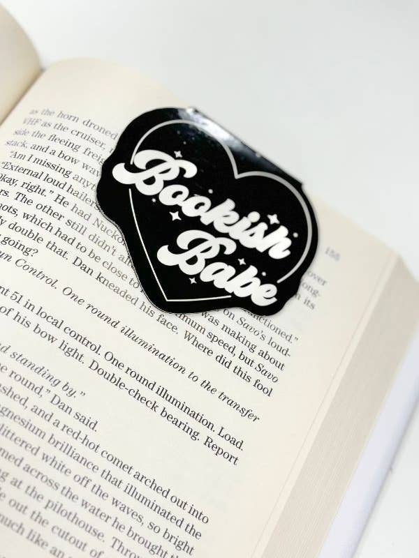 Bookish Babe Magnetic Bookmark for wholesale by 1st Allie