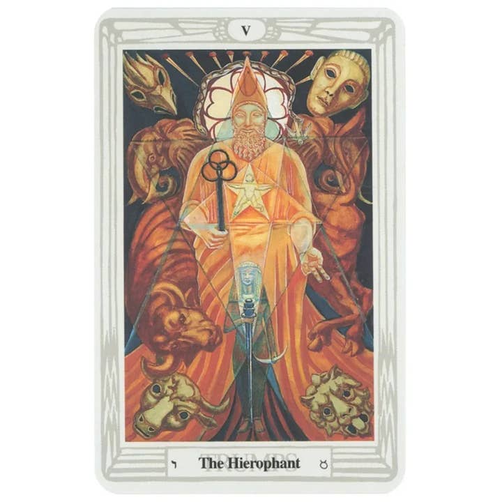 Cardshouse - Vendita all'ingrosso Tarocchi - Crowley Thoth Premier Edition Tarot Cards Us Games Systems