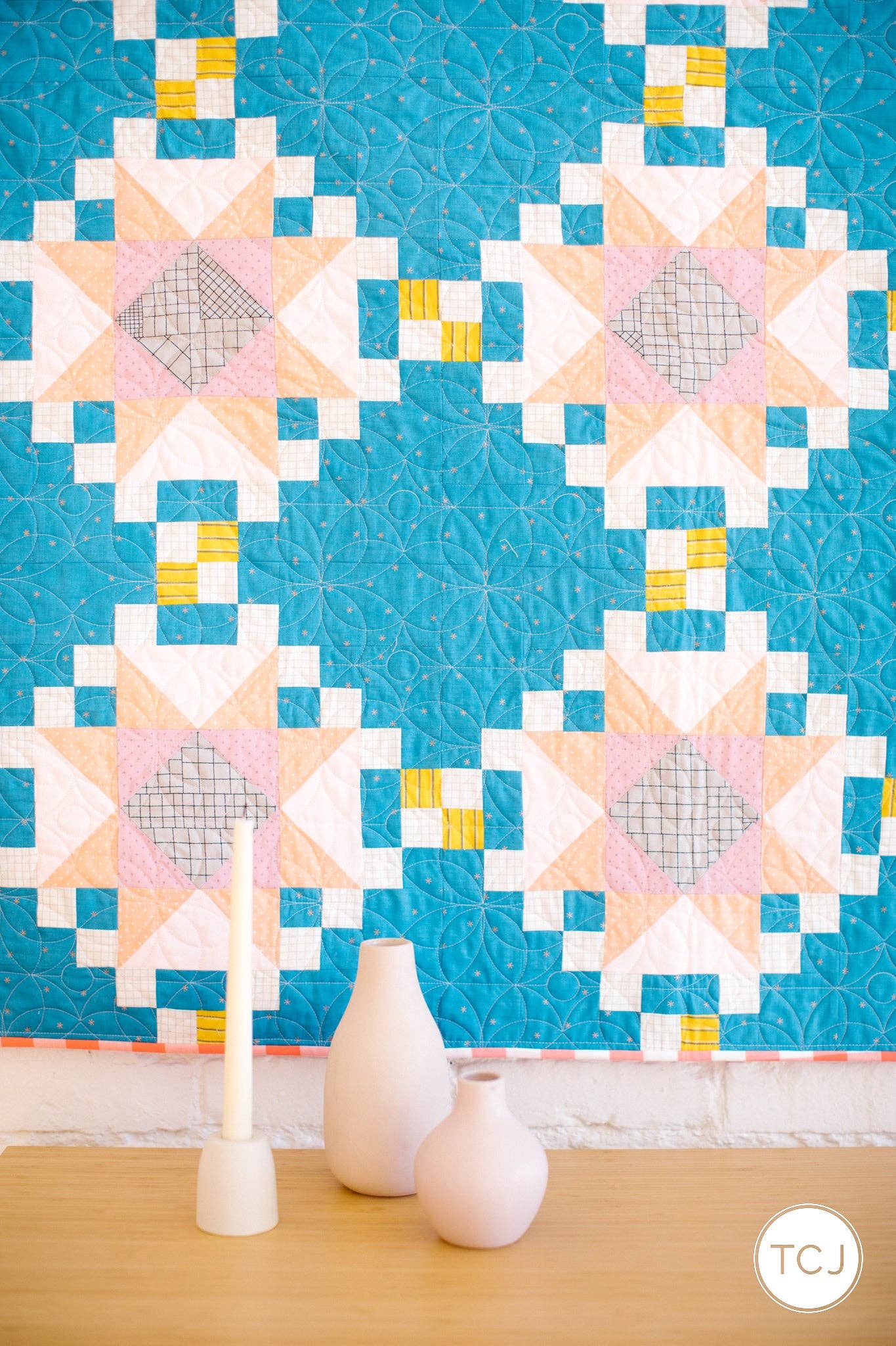 Then Came June - Wholesale Craft Sewing Kit - Champagne Quilt Pattern - Printed12