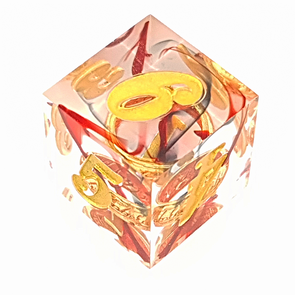 Tabletop Dominion Limited - Wholesale Dice - Ring of Fire | Sharp Edge Dice | 7 Piece Set3