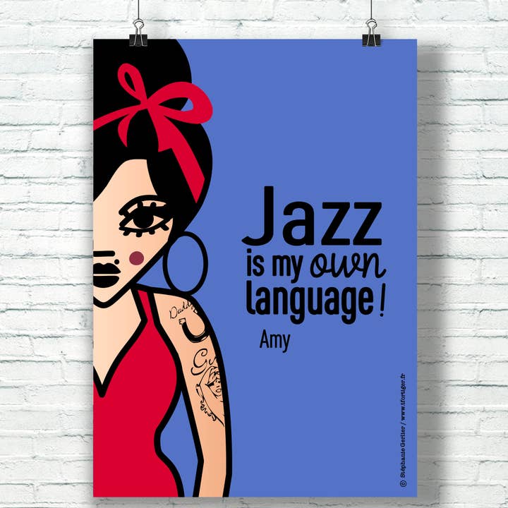 Amy Winehouse - Poster - Original Creation for wholesale by T FOR TIGER