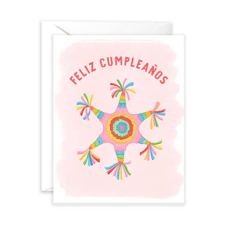 Feliz Cumpleaños Piñata Greeting Card for wholesale by Isabella MG