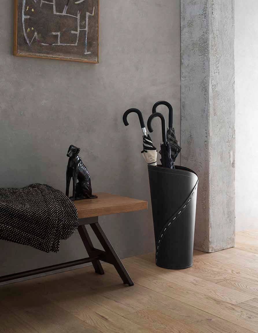 LIMAC Design – Suporte para guarda-chuva por atacado – Suporte de guarda-chuva de couro KATRINA14