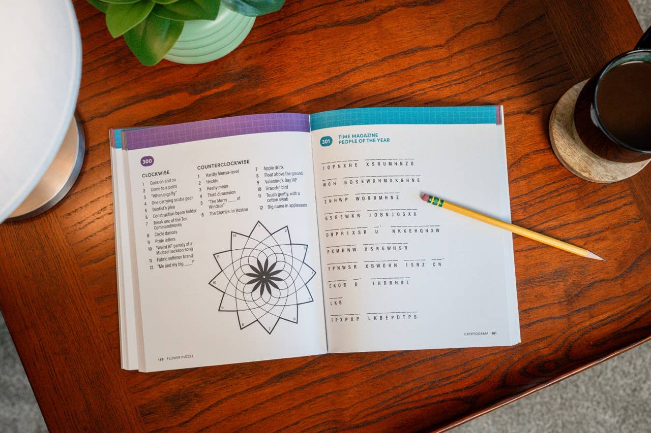 HarperCollins Focus - Wholesale Coloring & Activity Book - Adult - Brain Boost: 365 Brain Games for Adults6