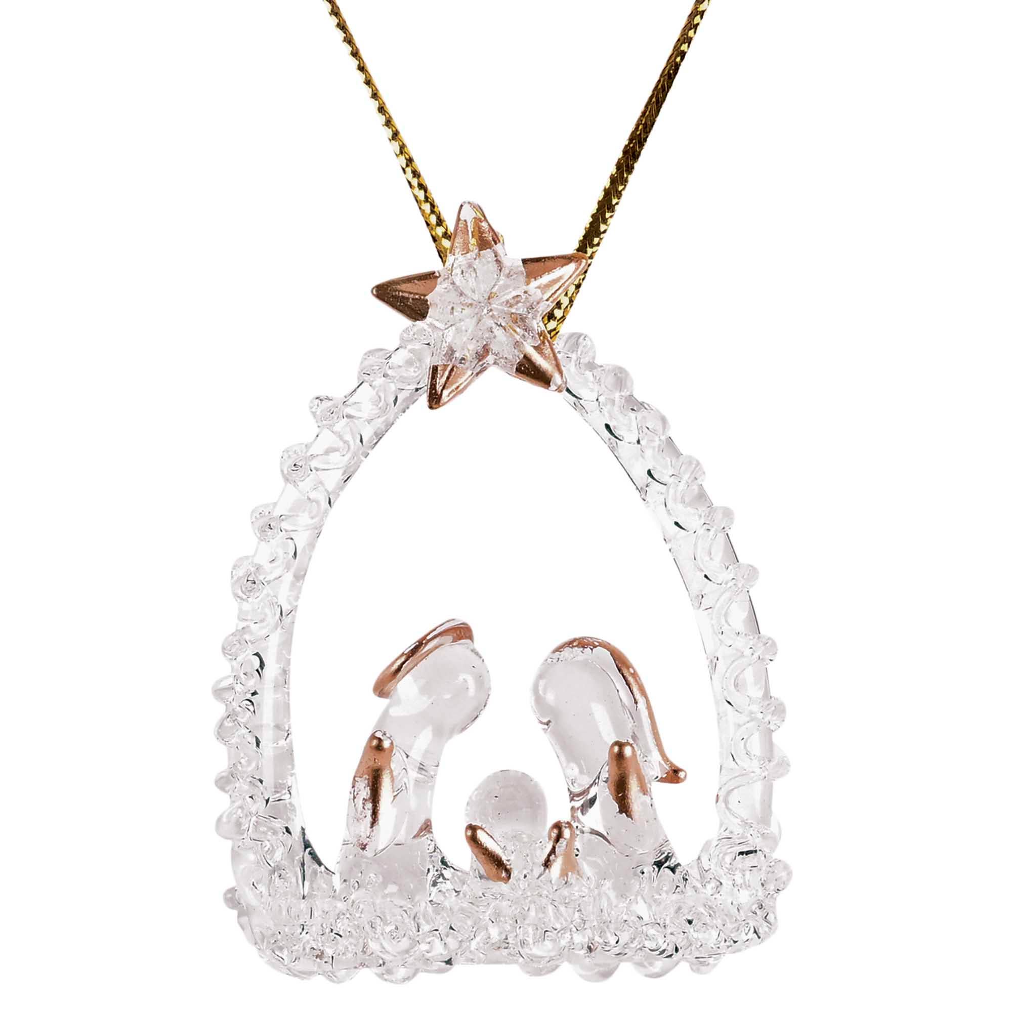 Dicksons - Wholesale Ornament Set - Ornament Holy Family And Angel Assorted10