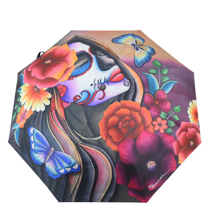 Guarda-chuva Impresso com Abertura/Fecho Automático - 3100 por atacado de Anuschka | Vanya Lara (USA)