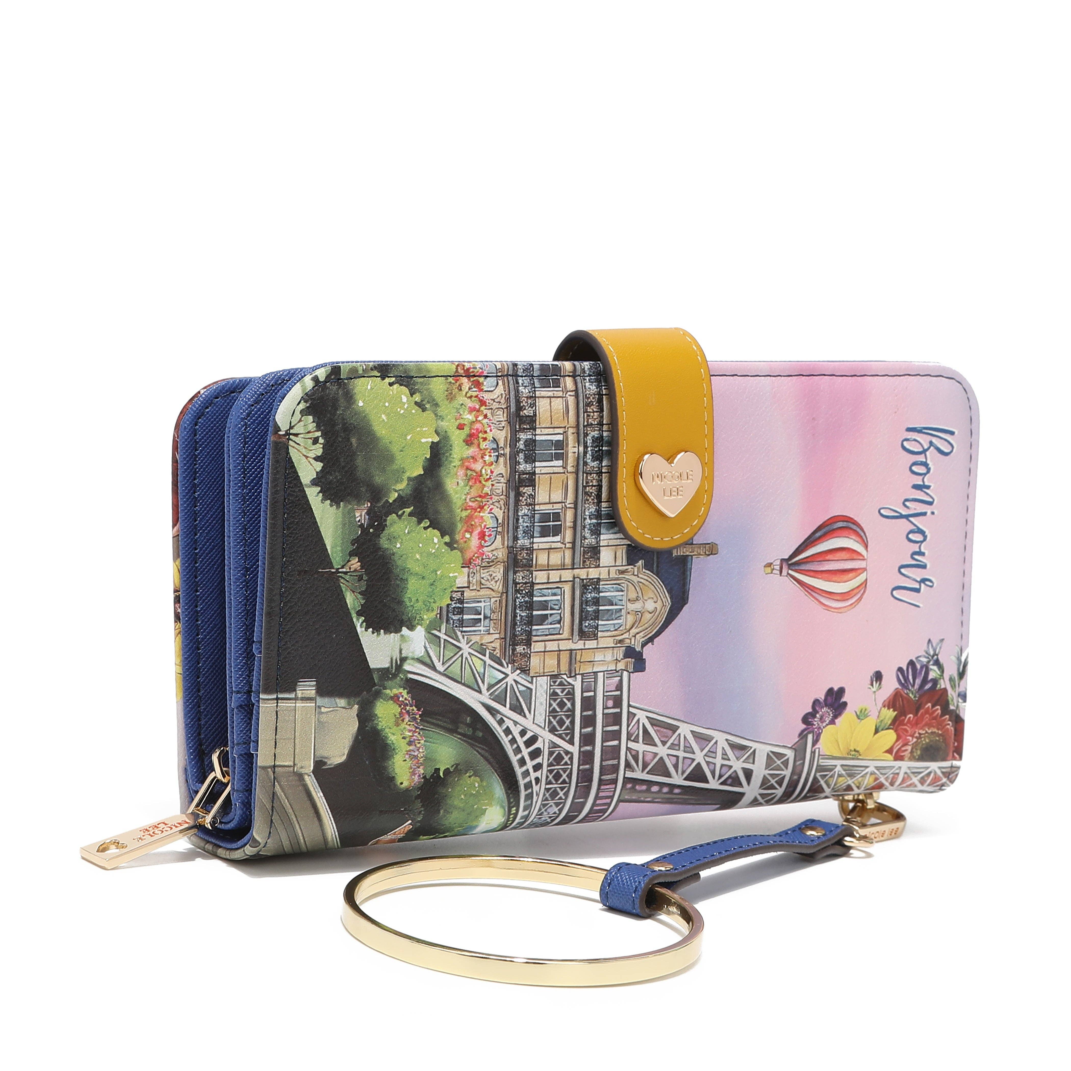 Nicole Lee – Carteira - Mulher por atacado – CARTERA IMPRESA MODA CON CREMALLERA6