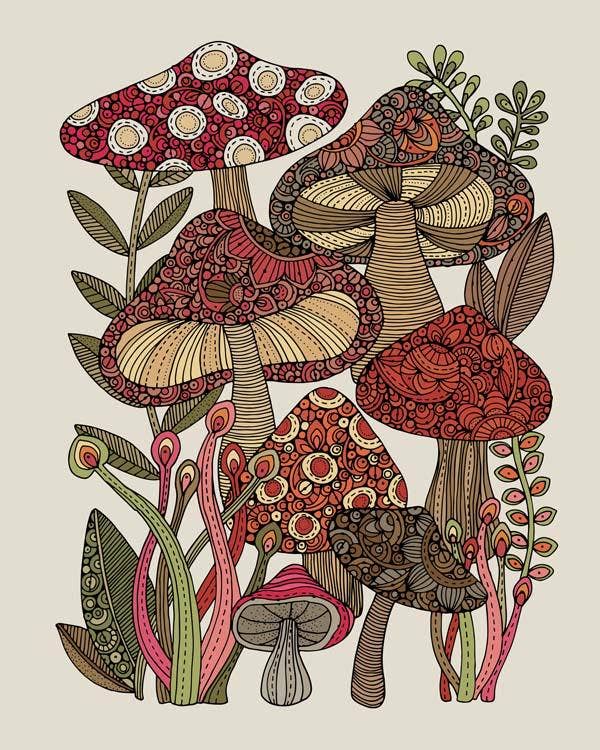 Valentina Harper - Vendita all'ingrosso Stampa artistica - Fungo1