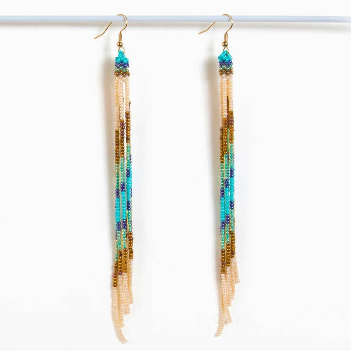 Altiplano - Wholesale Tassel Earrings - Beaded Fringe Duster Earrings